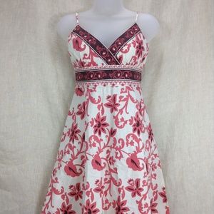 SPAGHETTI STRAP SHORT PRINT SUN DRESS